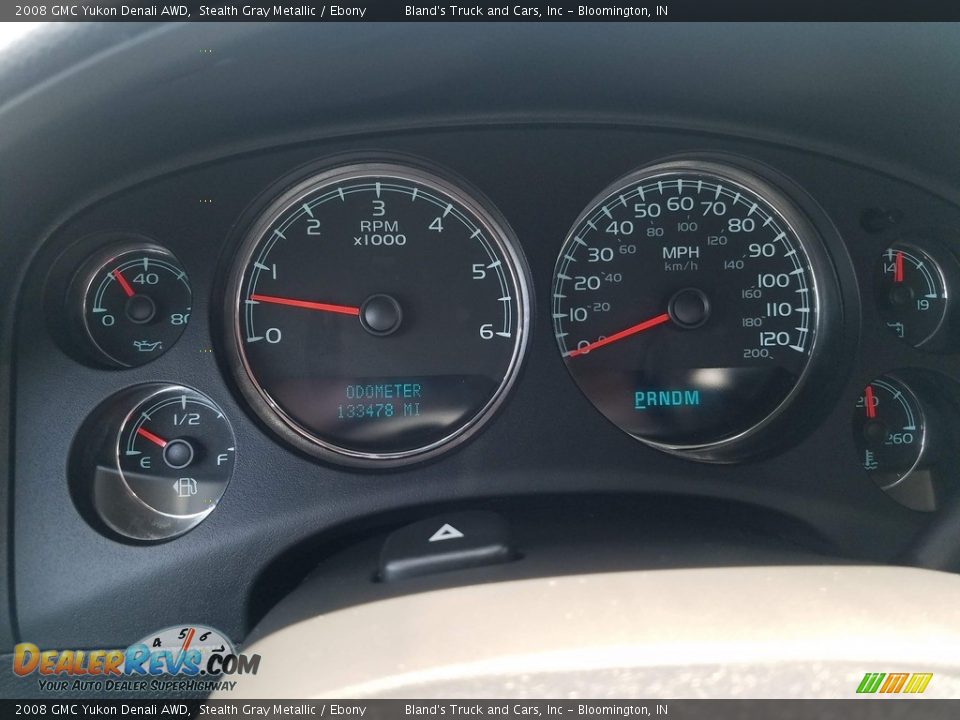 2008 GMC Yukon Denali AWD Stealth Gray Metallic / Ebony Photo #25