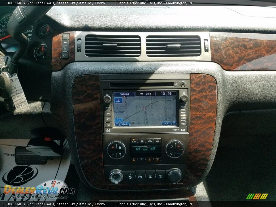 2008 GMC Yukon Denali AWD Stealth Gray Metallic / Ebony Photo #27