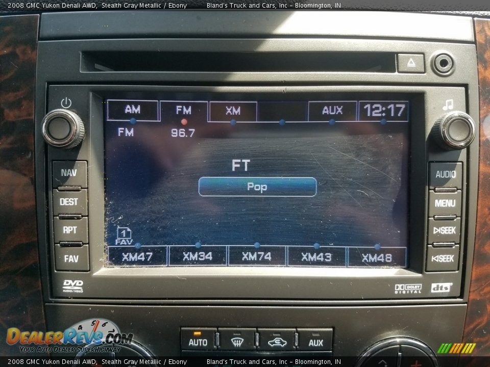 2008 GMC Yukon Denali AWD Stealth Gray Metallic / Ebony Photo #31