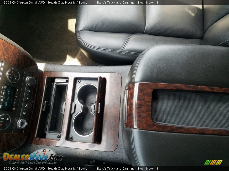 2008 GMC Yukon Denali AWD Stealth Gray Metallic / Ebony Photo #34