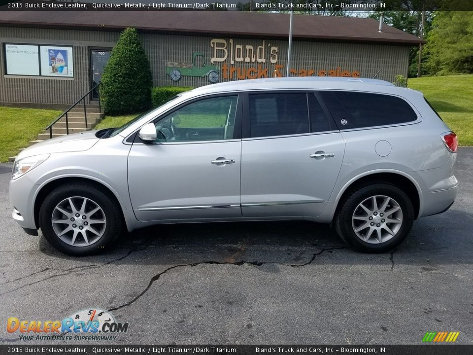 2015 Buick Enclave Leather Quicksilver Metallic / Light Titanium/Dark Titanium Photo #1
