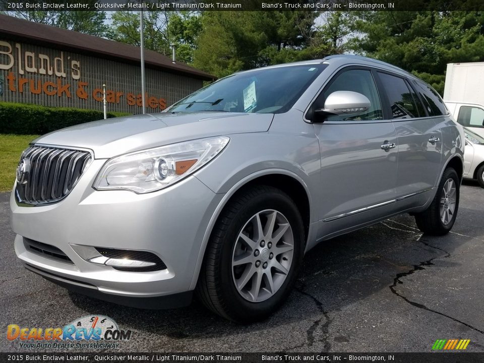 2015 Buick Enclave Leather Quicksilver Metallic / Light Titanium/Dark Titanium Photo #2