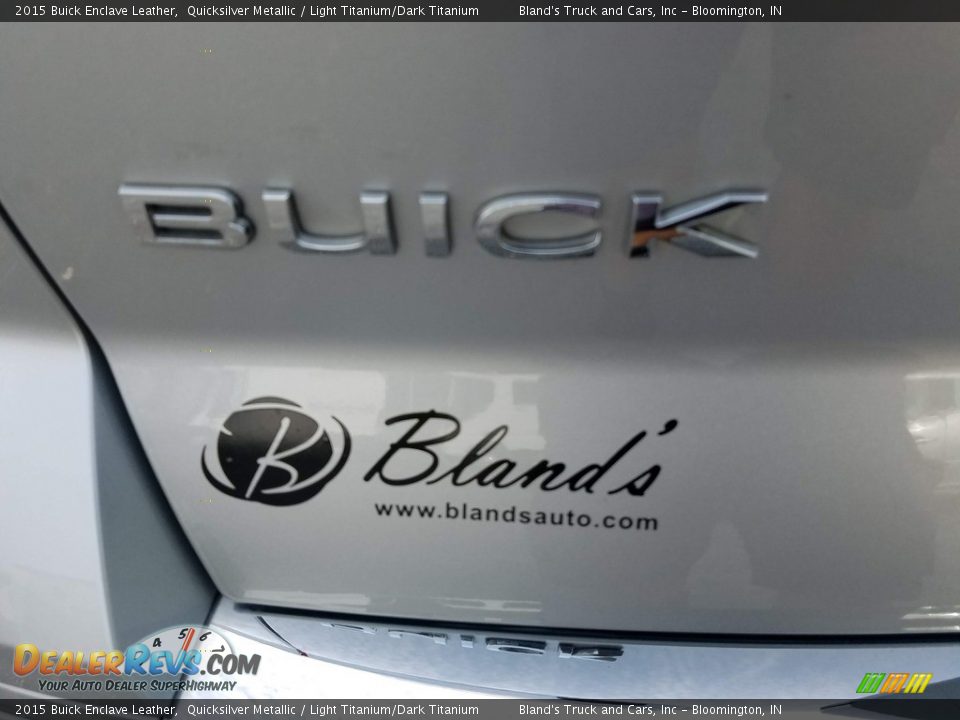 2015 Buick Enclave Leather Quicksilver Metallic / Light Titanium/Dark Titanium Photo #5