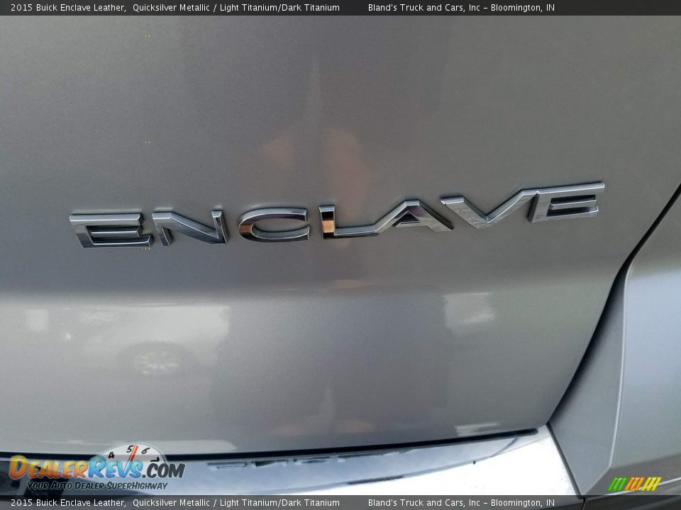 2015 Buick Enclave Leather Quicksilver Metallic / Light Titanium/Dark Titanium Photo #6