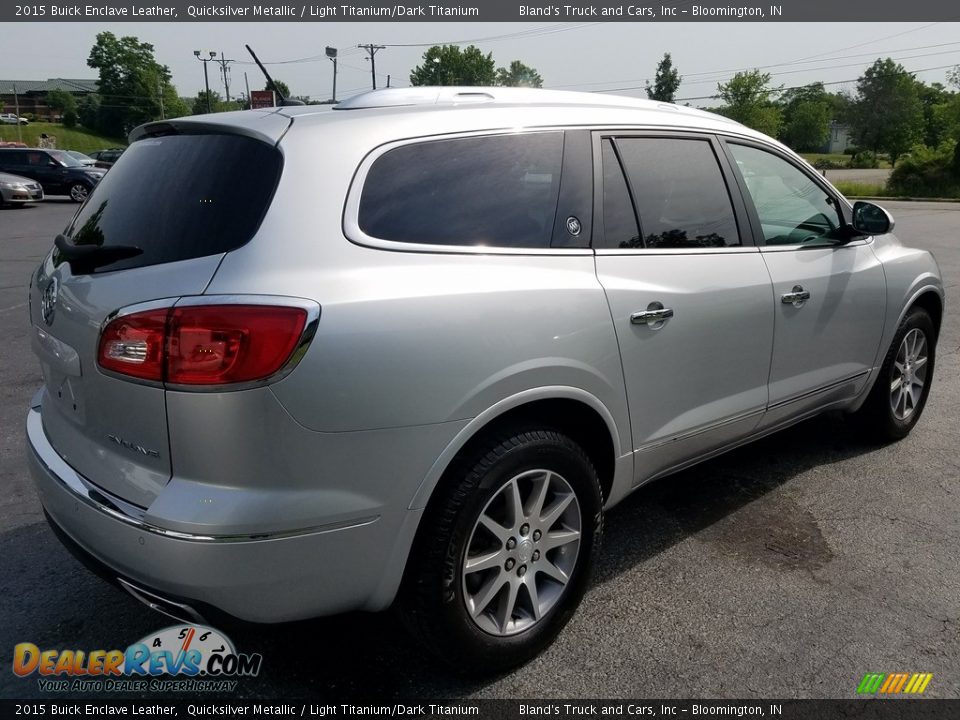 2015 Buick Enclave Leather Quicksilver Metallic / Light Titanium/Dark Titanium Photo #7