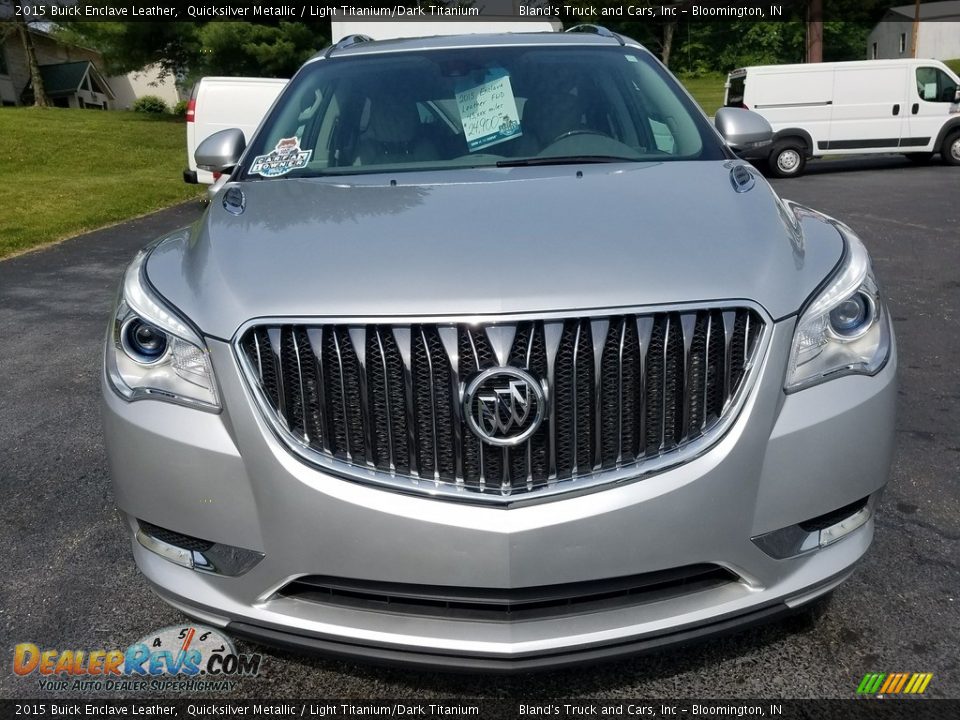 2015 Buick Enclave Leather Quicksilver Metallic / Light Titanium/Dark Titanium Photo #10