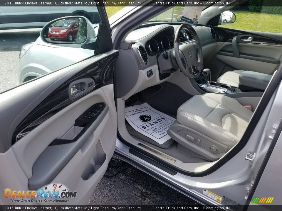 2015 Buick Enclave Leather Quicksilver Metallic / Light Titanium/Dark Titanium Photo #11