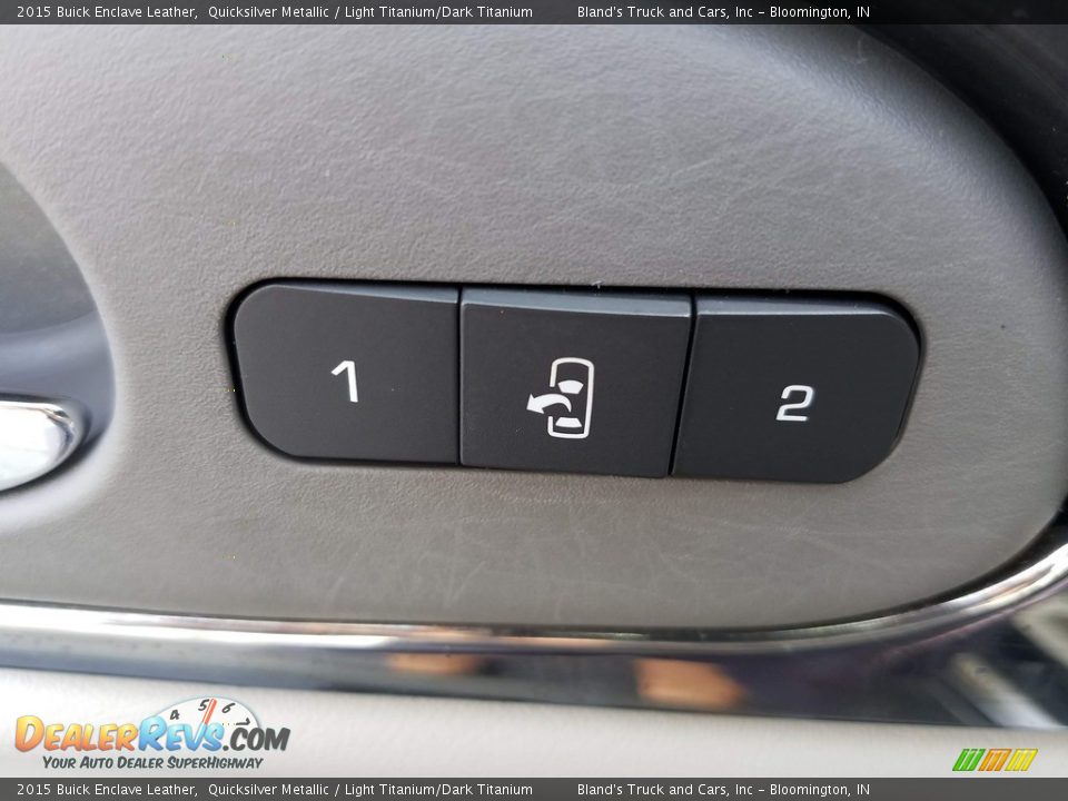 2015 Buick Enclave Leather Quicksilver Metallic / Light Titanium/Dark Titanium Photo #14