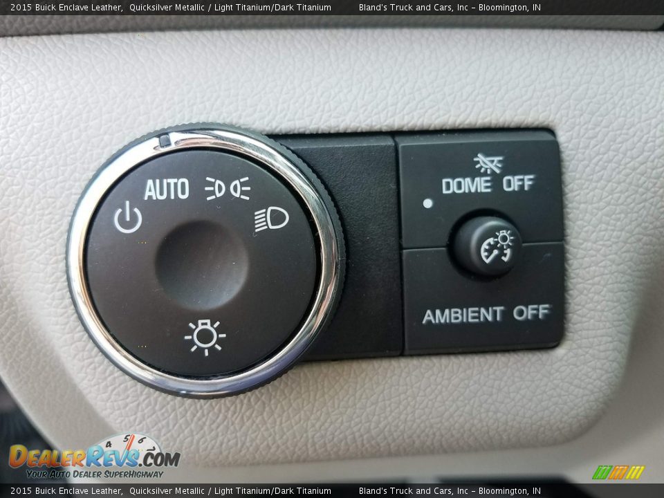 2015 Buick Enclave Leather Quicksilver Metallic / Light Titanium/Dark Titanium Photo #19