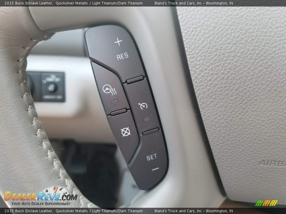 2015 Buick Enclave Leather Quicksilver Metallic / Light Titanium/Dark Titanium Photo #21