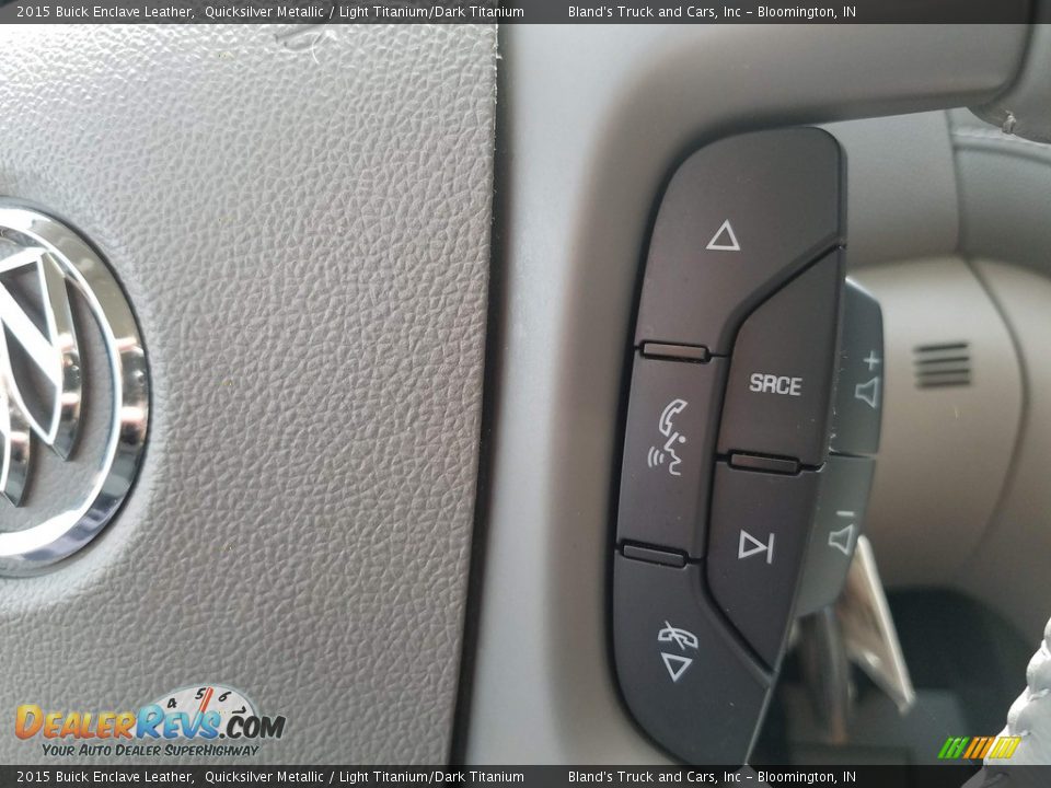 2015 Buick Enclave Leather Quicksilver Metallic / Light Titanium/Dark Titanium Photo #22