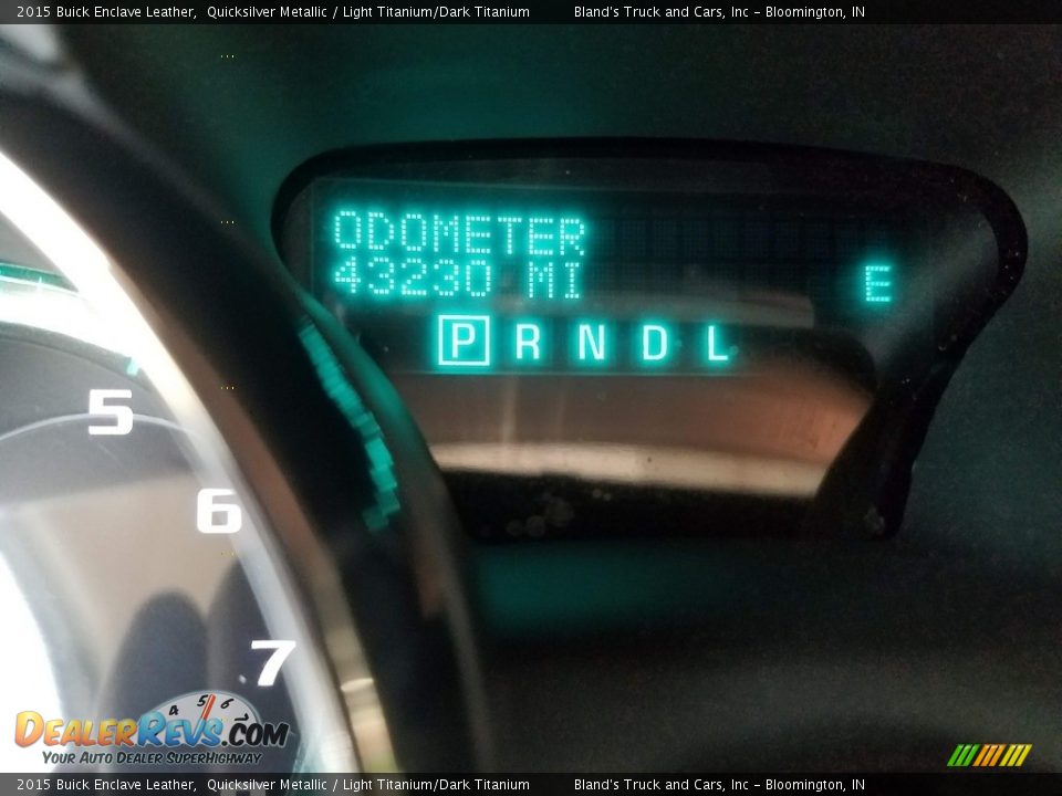 2015 Buick Enclave Leather Quicksilver Metallic / Light Titanium/Dark Titanium Photo #24