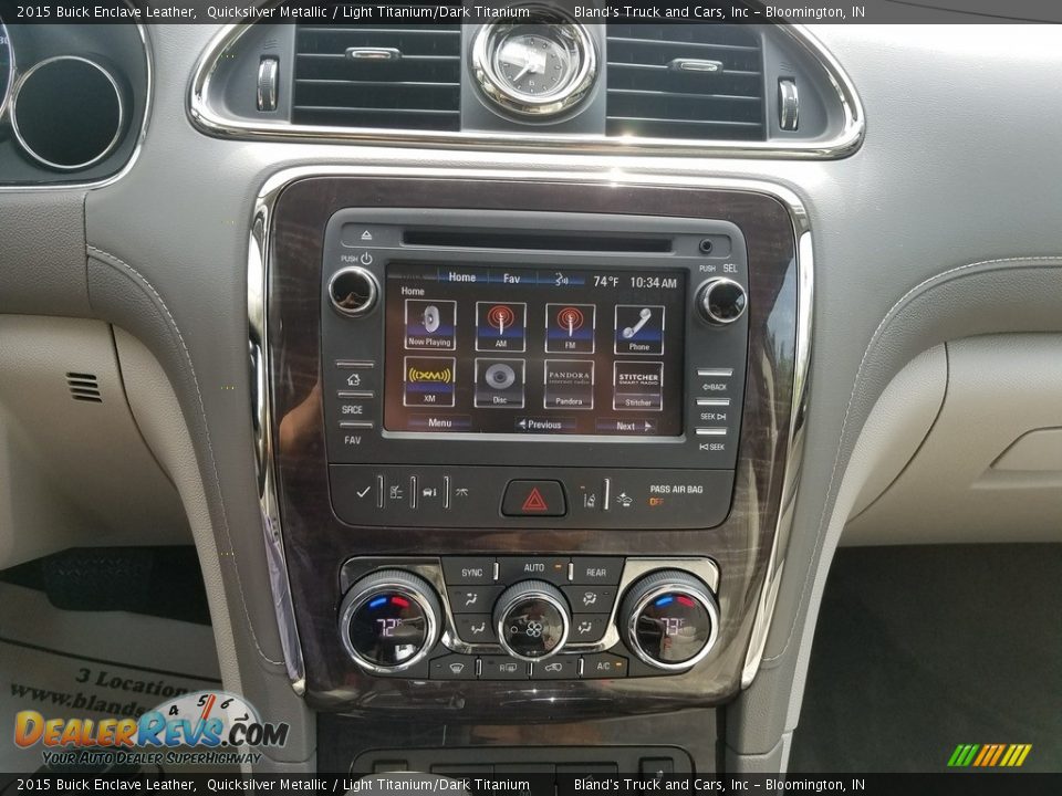 2015 Buick Enclave Leather Quicksilver Metallic / Light Titanium/Dark Titanium Photo #25