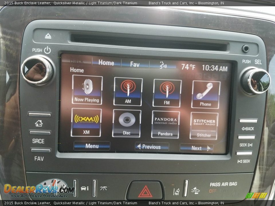 2015 Buick Enclave Leather Quicksilver Metallic / Light Titanium/Dark Titanium Photo #26