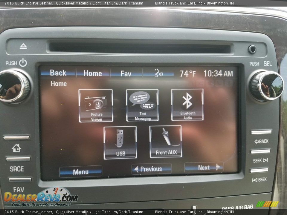 2015 Buick Enclave Leather Quicksilver Metallic / Light Titanium/Dark Titanium Photo #27