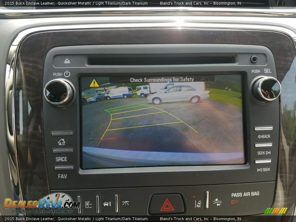 2015 Buick Enclave Leather Quicksilver Metallic / Light Titanium/Dark Titanium Photo #28