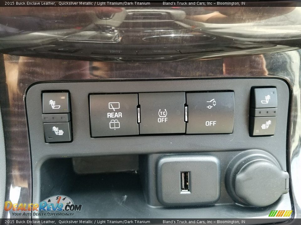 2015 Buick Enclave Leather Quicksilver Metallic / Light Titanium/Dark Titanium Photo #33
