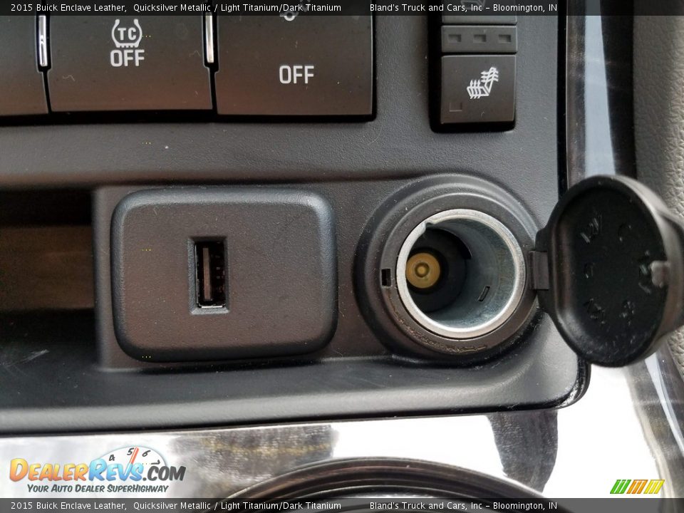 2015 Buick Enclave Leather Quicksilver Metallic / Light Titanium/Dark Titanium Photo #35