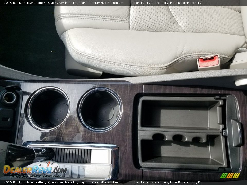 2015 Buick Enclave Leather Quicksilver Metallic / Light Titanium/Dark Titanium Photo #36