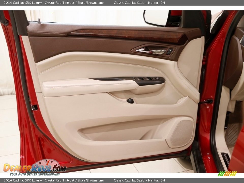 2014 Cadillac SRX Luxury Crystal Red Tintcoat / Shale/Brownstone Photo #4