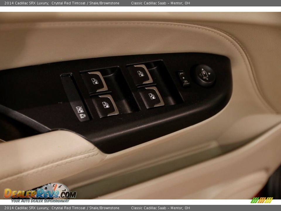 2014 Cadillac SRX Luxury Crystal Red Tintcoat / Shale/Brownstone Photo #5