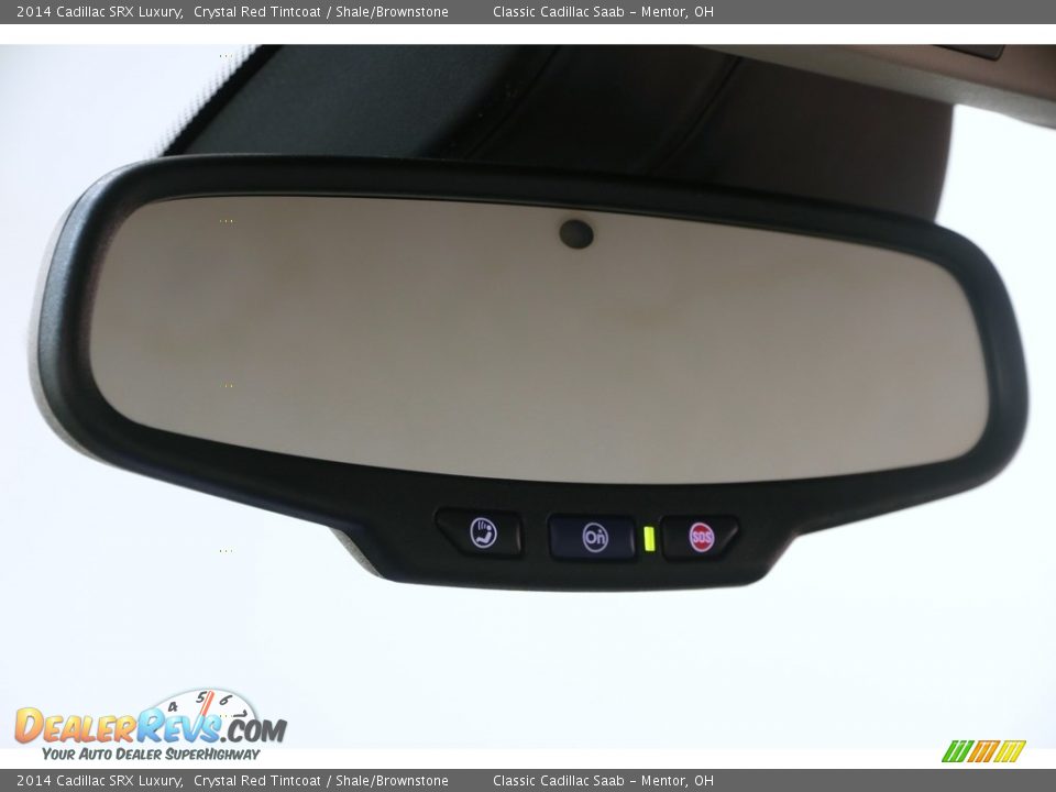 2014 Cadillac SRX Luxury Crystal Red Tintcoat / Shale/Brownstone Photo #12