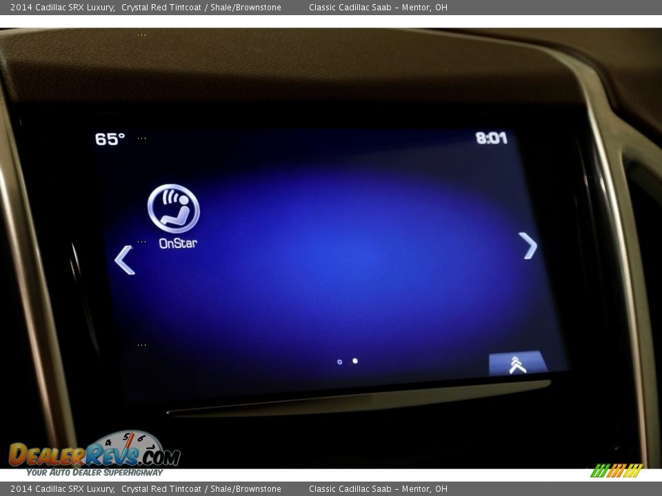 2014 Cadillac SRX Luxury Crystal Red Tintcoat / Shale/Brownstone Photo #16