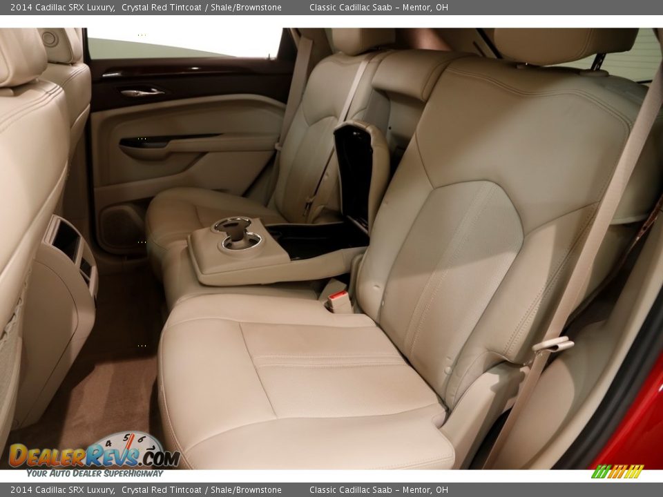 2014 Cadillac SRX Luxury Crystal Red Tintcoat / Shale/Brownstone Photo #25