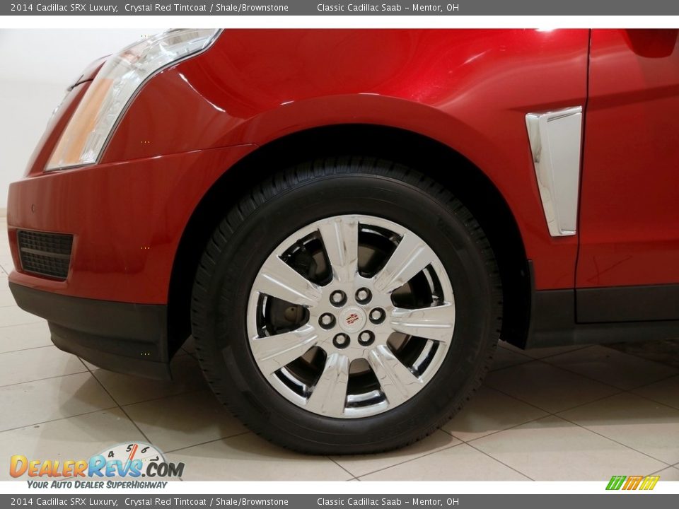 2014 Cadillac SRX Luxury Crystal Red Tintcoat / Shale/Brownstone Photo #29