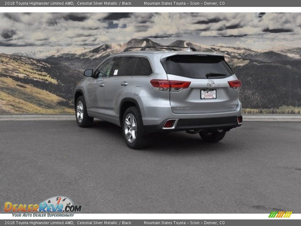 2018 Toyota Highlander Limited AWD Celestial Silver Metallic / Black Photo #3