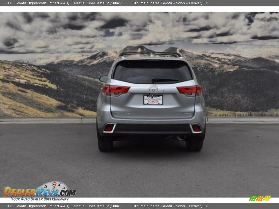 2018 Toyota Highlander Limited AWD Celestial Silver Metallic / Black Photo #4