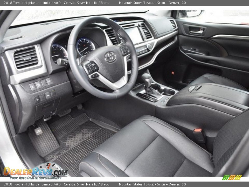 2018 Toyota Highlander Limited AWD Celestial Silver Metallic / Black Photo #5