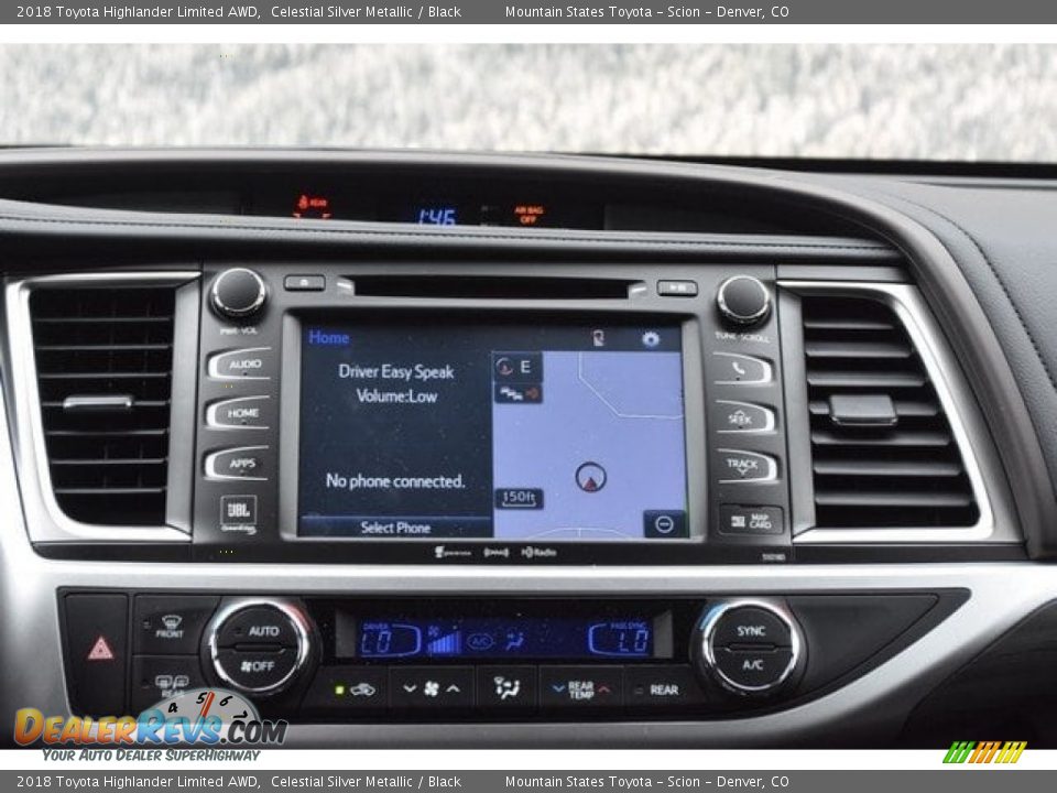 2018 Toyota Highlander Limited AWD Celestial Silver Metallic / Black Photo #10
