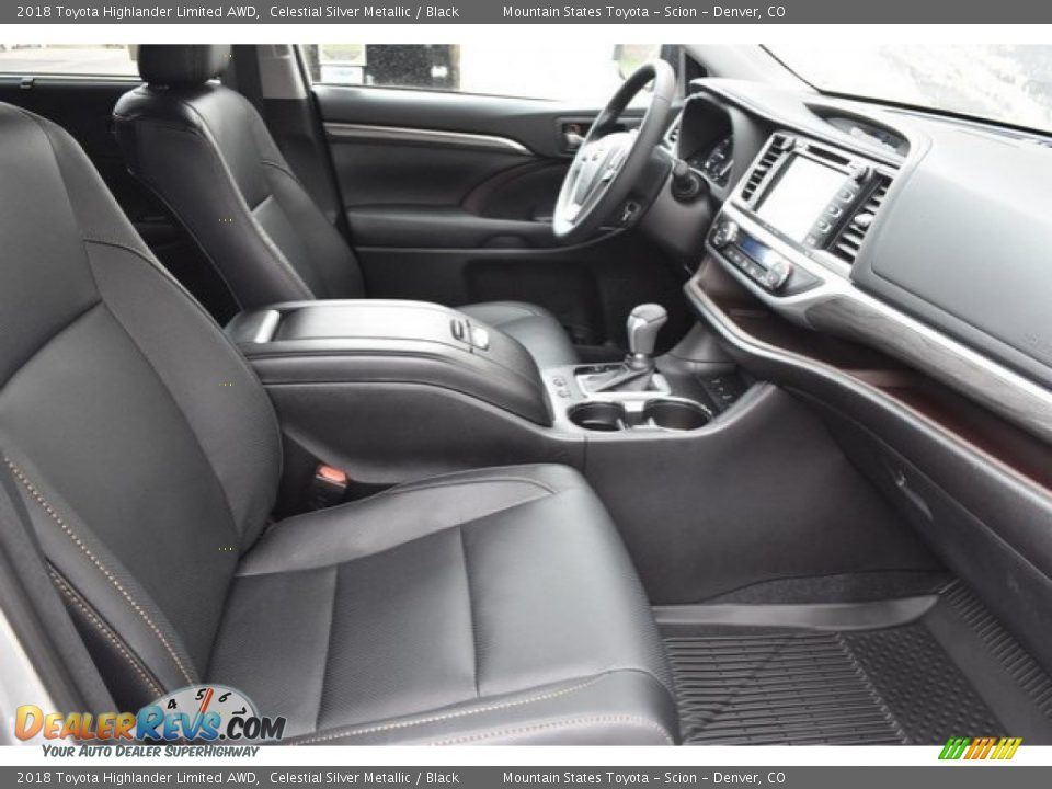 2018 Toyota Highlander Limited AWD Celestial Silver Metallic / Black Photo #12