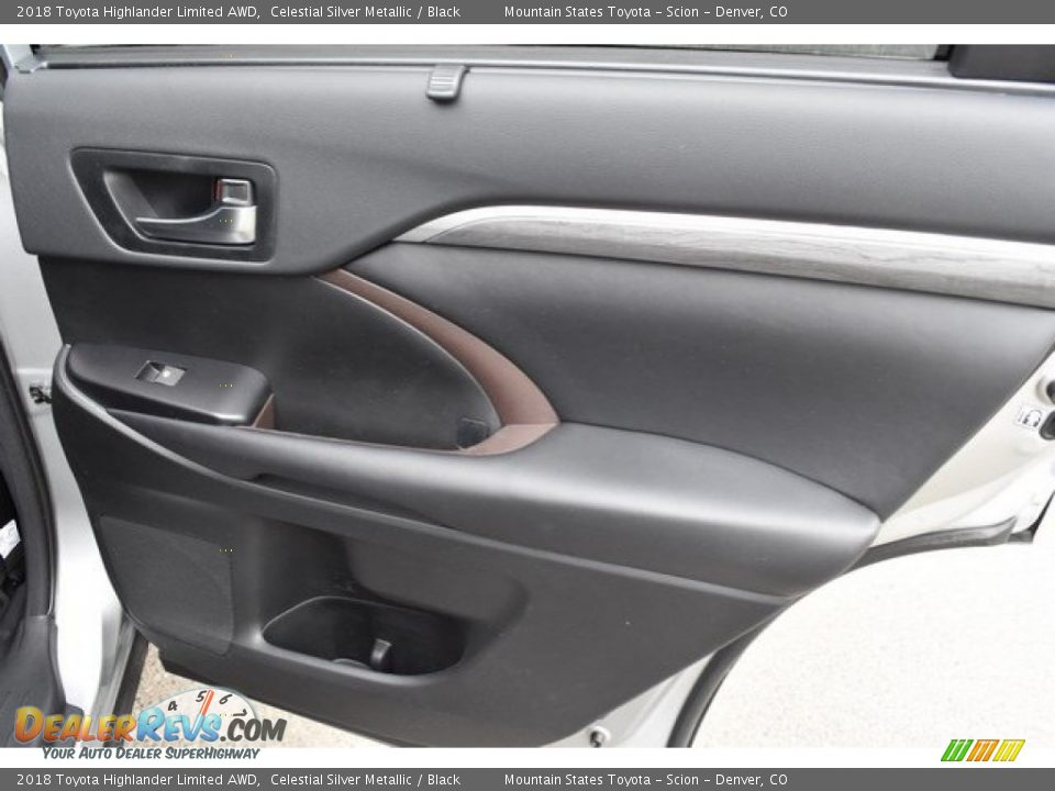 2018 Toyota Highlander Limited AWD Celestial Silver Metallic / Black Photo #26