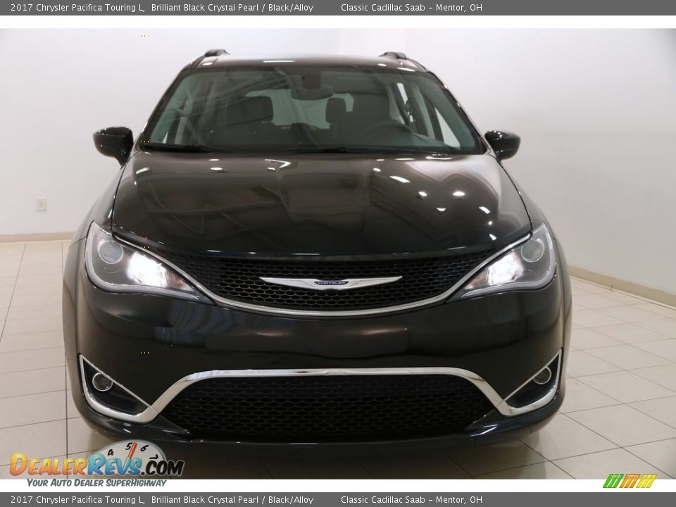 2017 Chrysler Pacifica Touring L Brilliant Black Crystal Pearl / Black/Alloy Photo #2