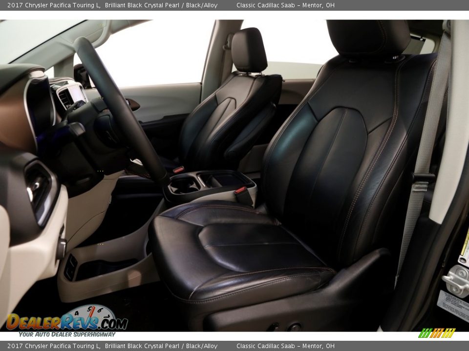 2017 Chrysler Pacifica Touring L Brilliant Black Crystal Pearl / Black/Alloy Photo #4