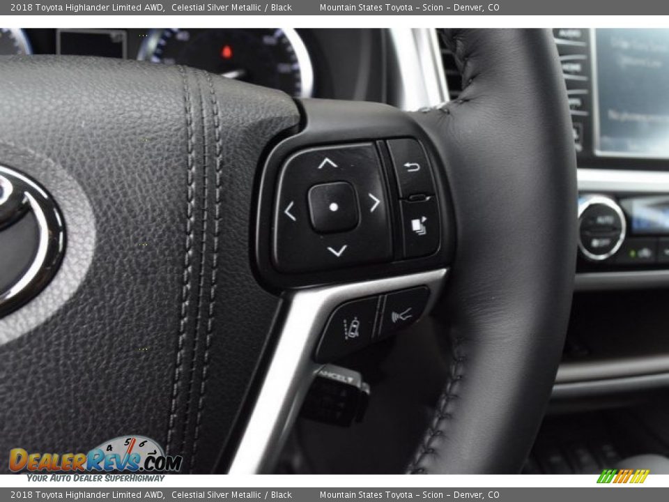 2018 Toyota Highlander Limited AWD Celestial Silver Metallic / Black Photo #30