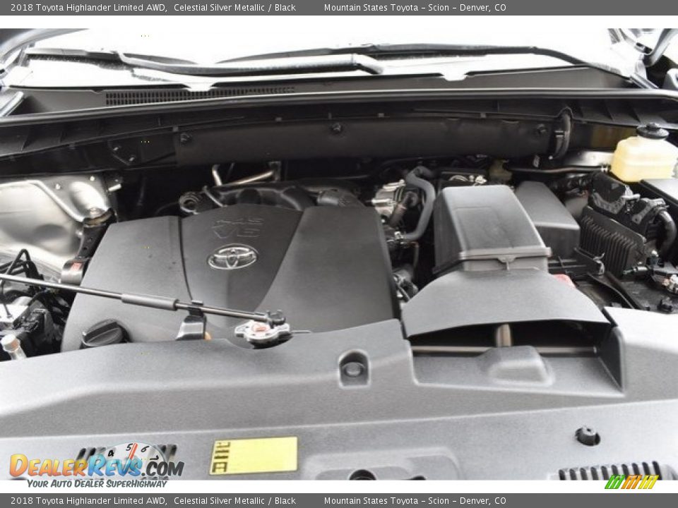 2018 Toyota Highlander Limited AWD Celestial Silver Metallic / Black Photo #34