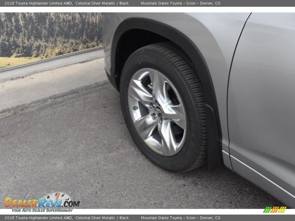 2018 Toyota Highlander Limited AWD Celestial Silver Metallic / Black Photo #35