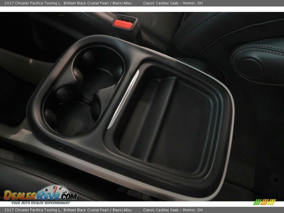 2017 Chrysler Pacifica Touring L Brilliant Black Crystal Pearl / Black/Alloy Photo #22