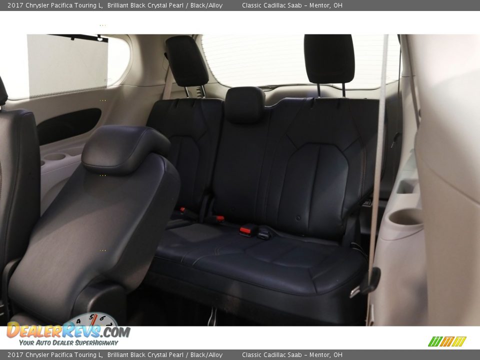 2017 Chrysler Pacifica Touring L Brilliant Black Crystal Pearl / Black/Alloy Photo #26