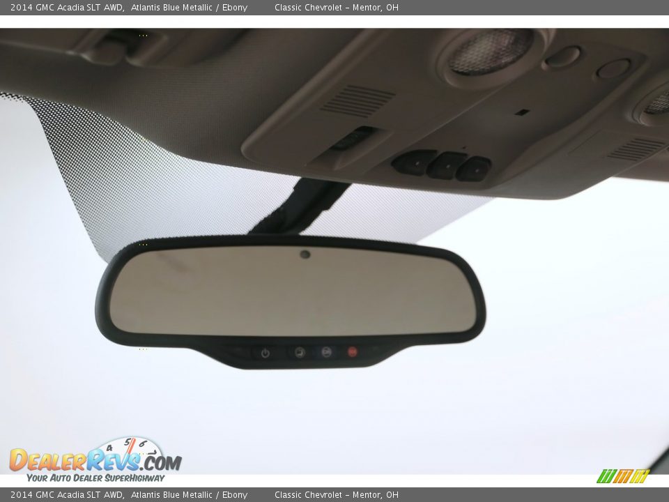 2014 GMC Acadia SLT AWD Atlantis Blue Metallic / Ebony Photo #8