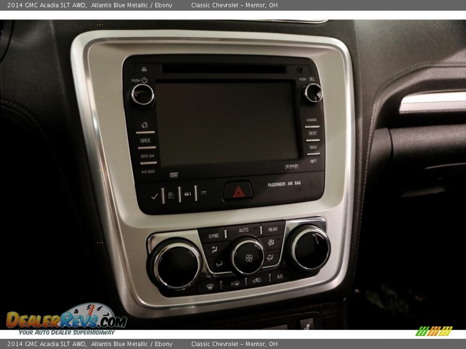 2014 GMC Acadia SLT AWD Atlantis Blue Metallic / Ebony Photo #9