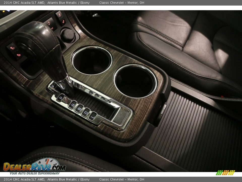2014 GMC Acadia SLT AWD Atlantis Blue Metallic / Ebony Photo #15