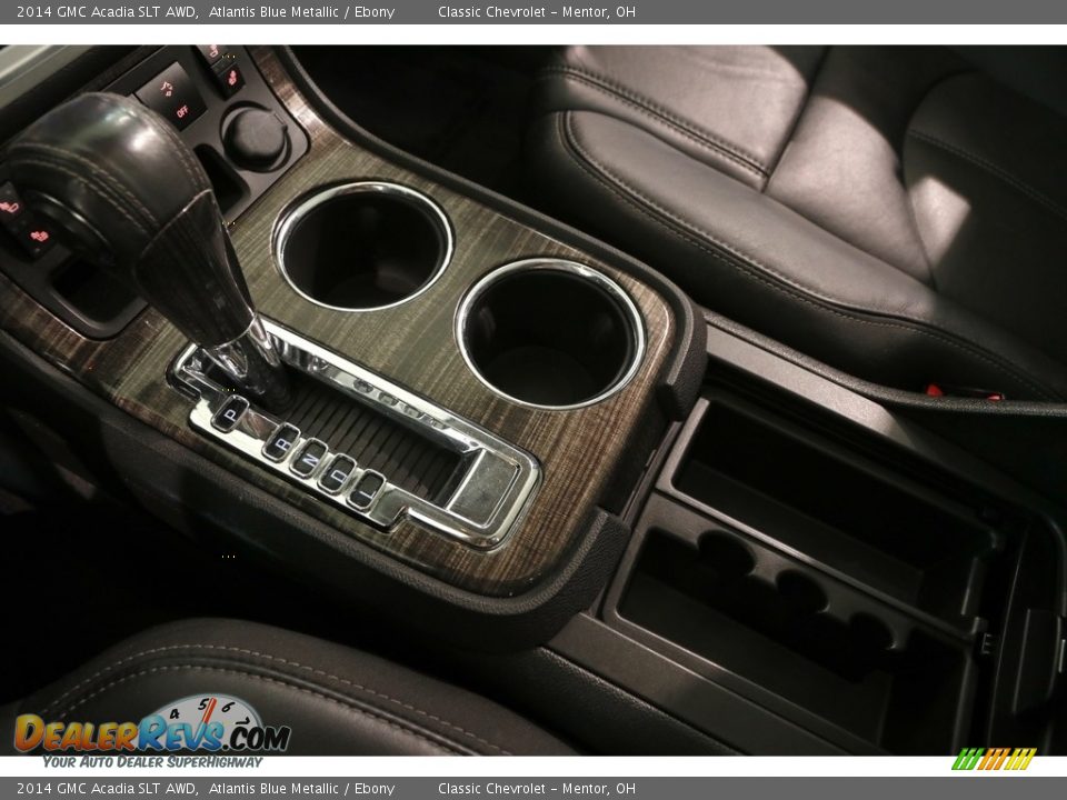 2014 GMC Acadia SLT AWD Atlantis Blue Metallic / Ebony Photo #16