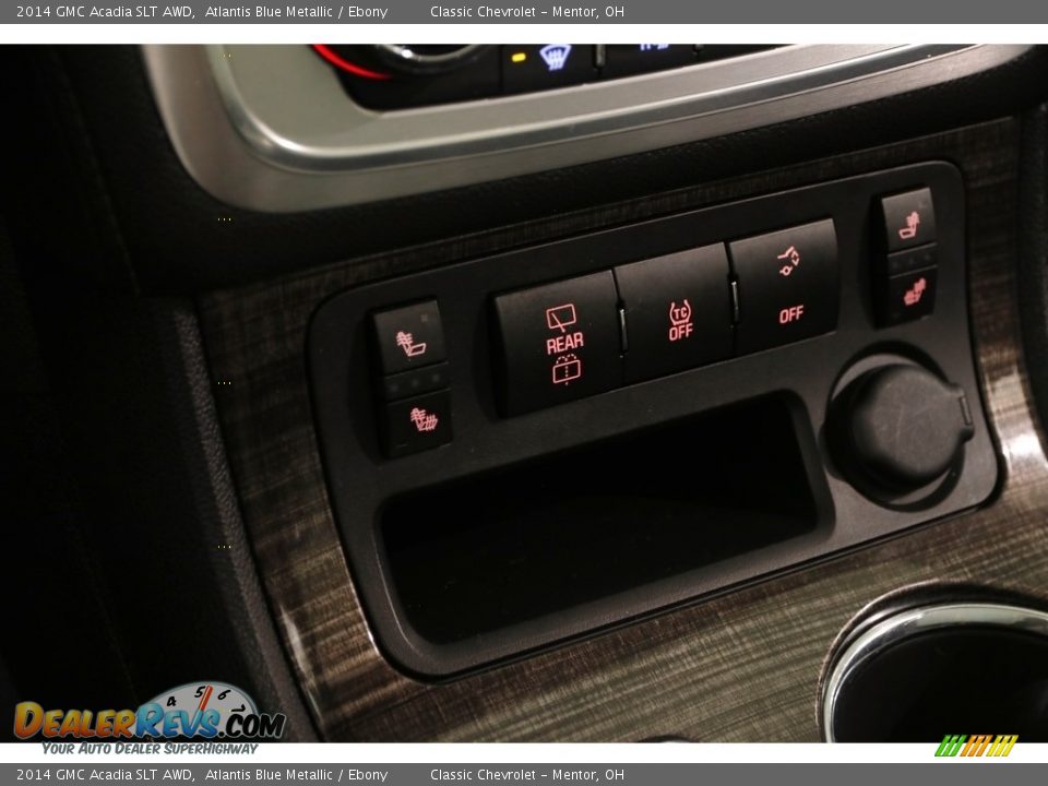 2014 GMC Acadia SLT AWD Atlantis Blue Metallic / Ebony Photo #17