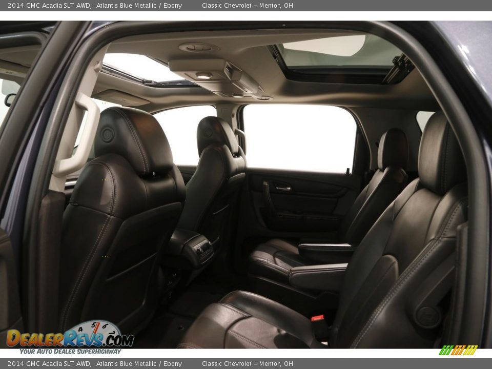 2014 GMC Acadia SLT AWD Atlantis Blue Metallic / Ebony Photo #20