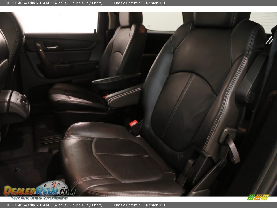 2014 GMC Acadia SLT AWD Atlantis Blue Metallic / Ebony Photo #21