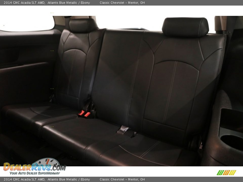 2014 GMC Acadia SLT AWD Atlantis Blue Metallic / Ebony Photo #22